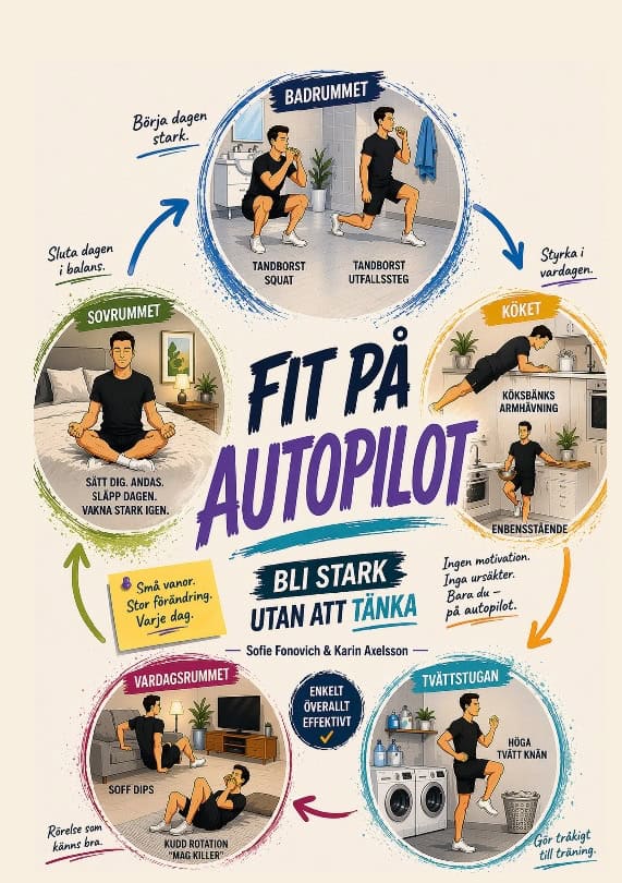 Fonovich, Sofie | Axelsson, Karin | Fit på autopilot : Bli stark utan att tänka