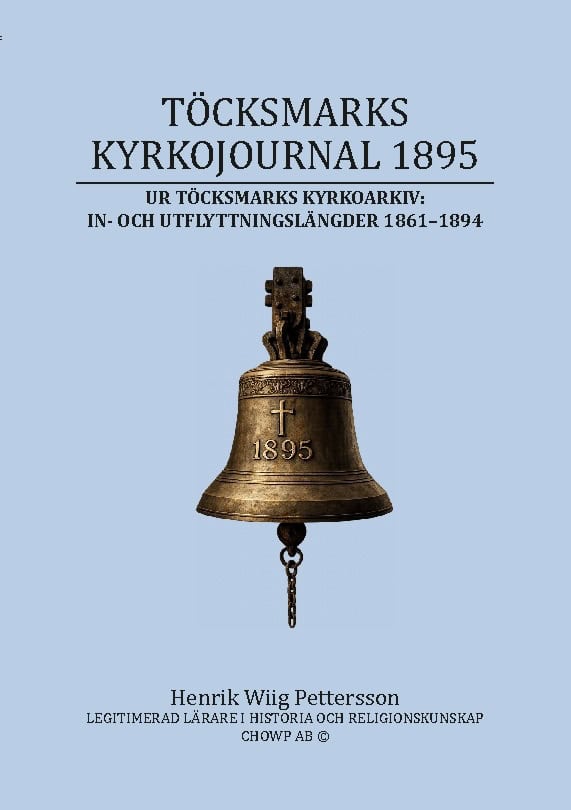 Wiig Pettersson, Henrik | Töckmarks kyrkojournal 1895 : Ur Töcksmarks kyrkoarkiv: in- och utflyttningslängder 1861-1894