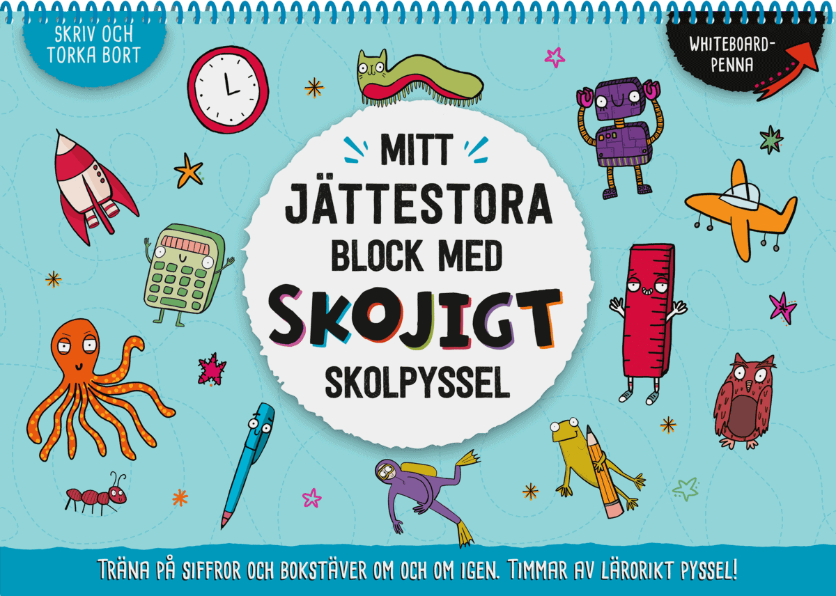 Mitt jättestora block med skojigt skolpyssel