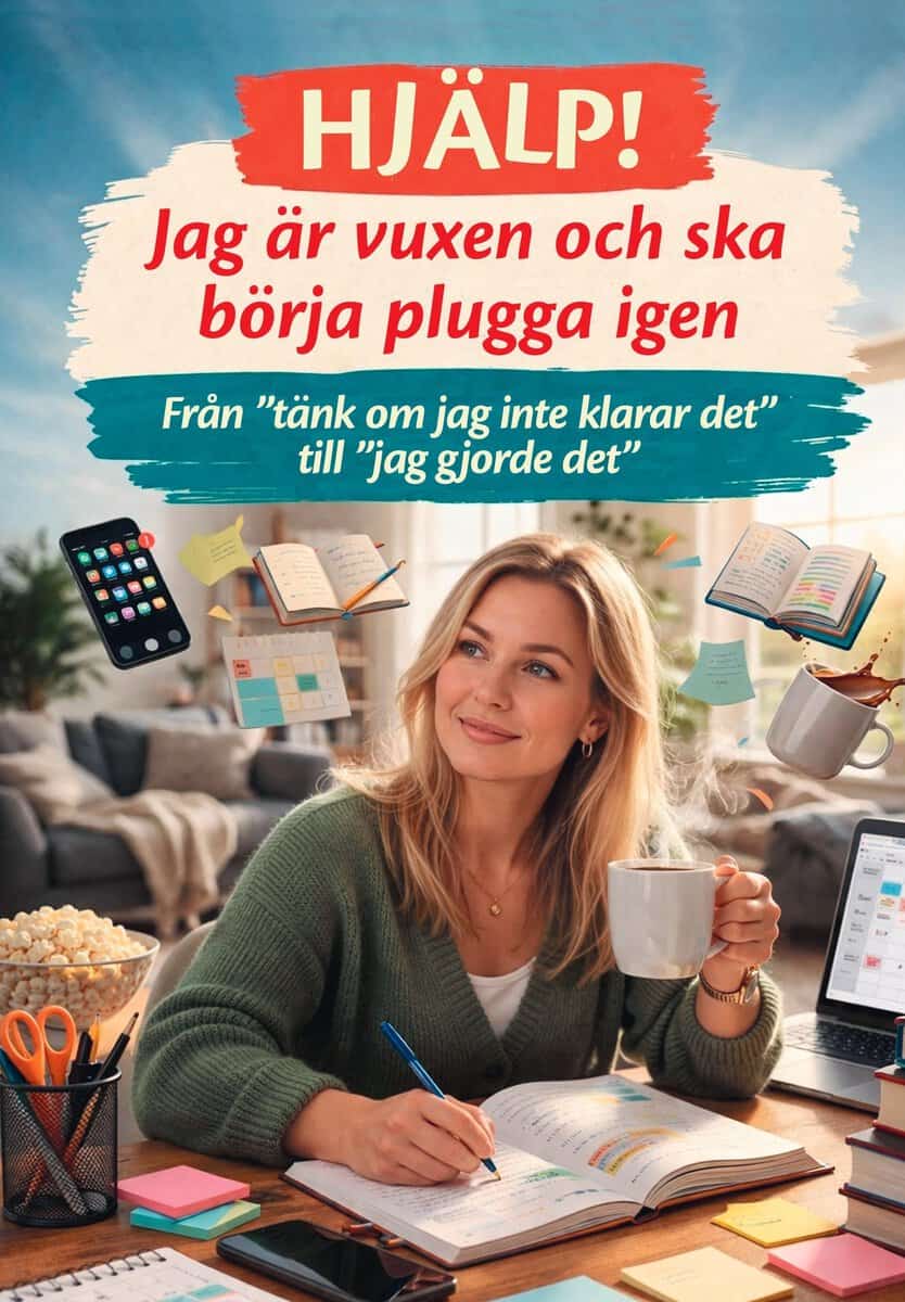 Ekberg, Frida | Hjälp! : Jag är vuxen och ska börja plugga igen!