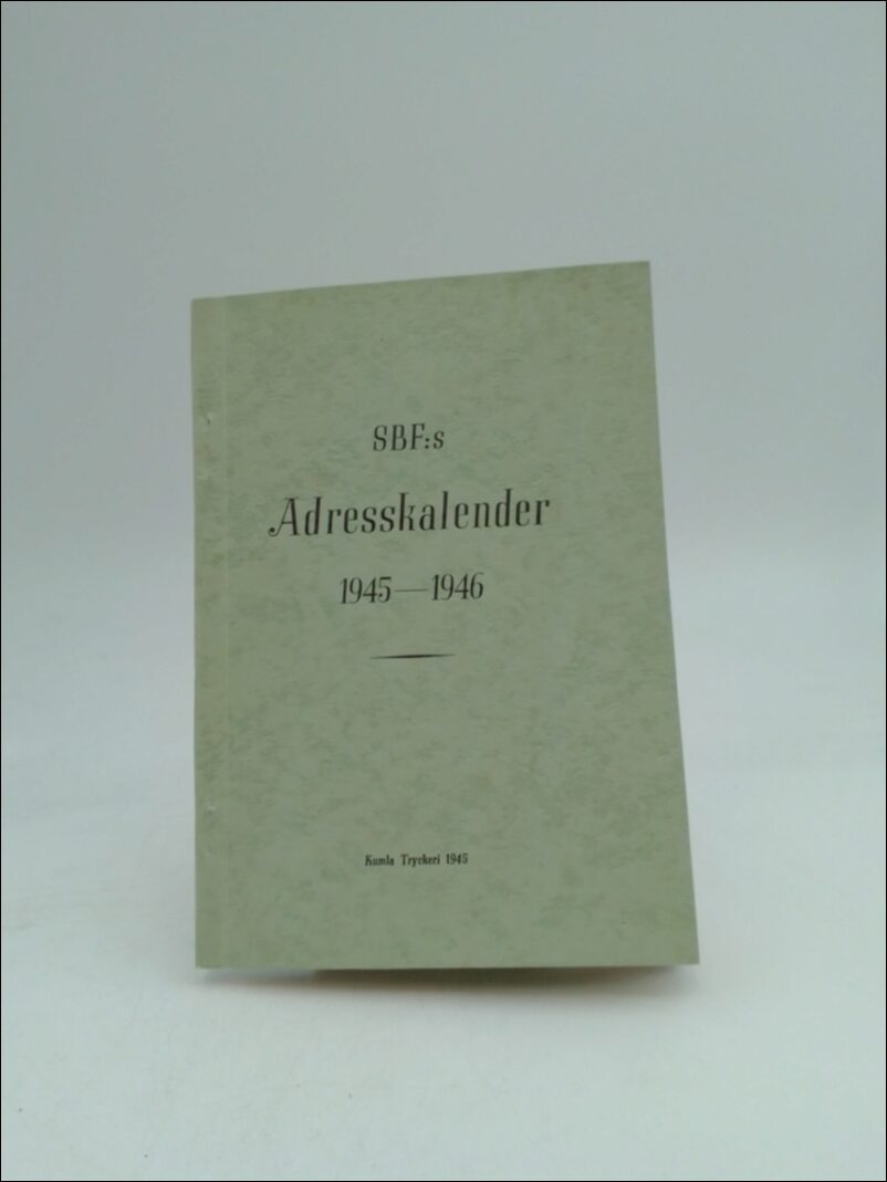 SBF:s Adresskalender 1945-1946