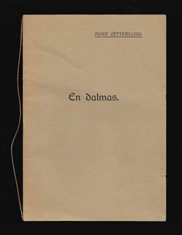 Zetterlund, Rune | En dalmas : [Ericson, Mathias (1825-1881)]