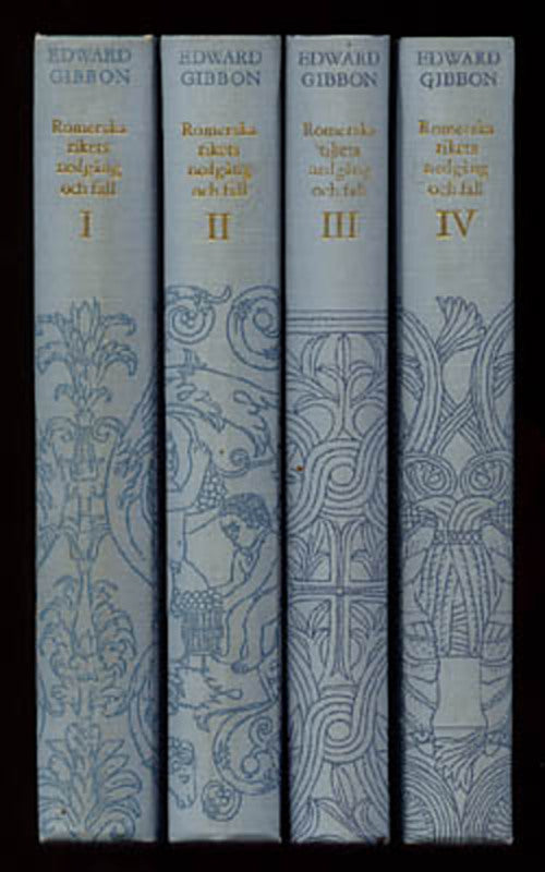 Gibbon, Edward | Romerska rikets nedgång och fall : i D. M. Lows förkortade version. I-IV [komplett]