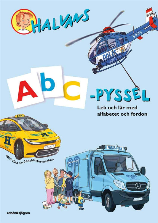 Norlin, Arne | Halvans ABC-pyssel : Med klistermärken