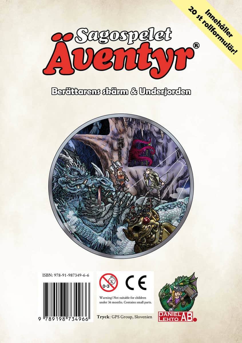 Lehto, Daniel | Sagospelet Äventyr : Berättarens skärm och Underjorden