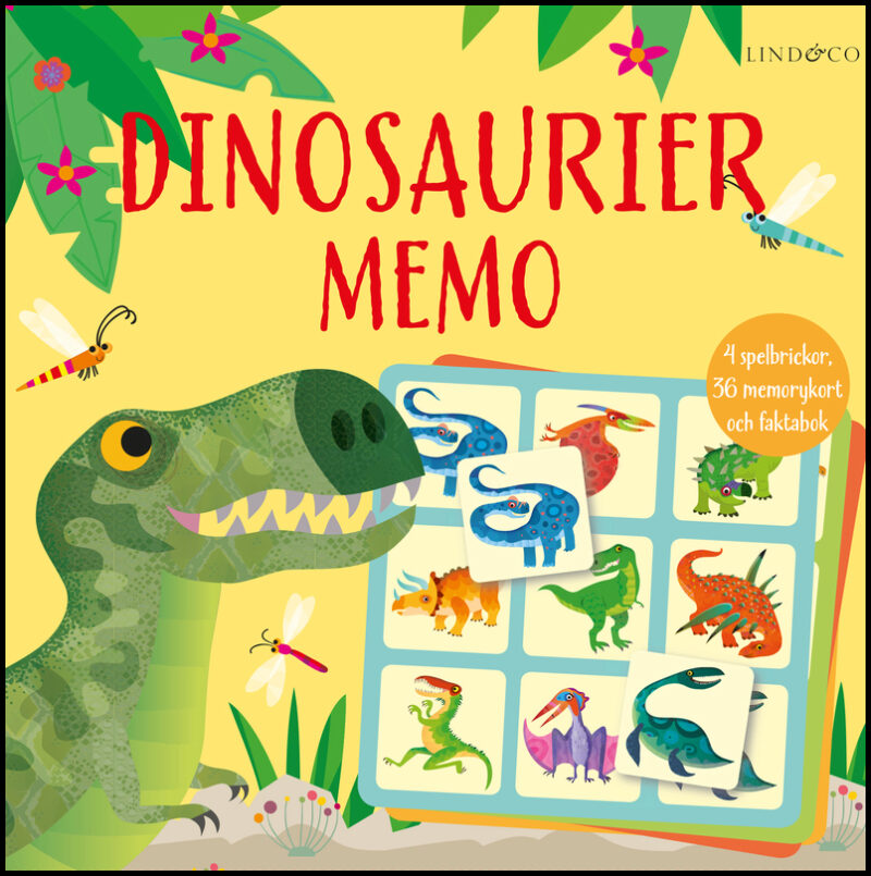 Lucas, Gareth | Dinosaurier memo. Spel och faktabok