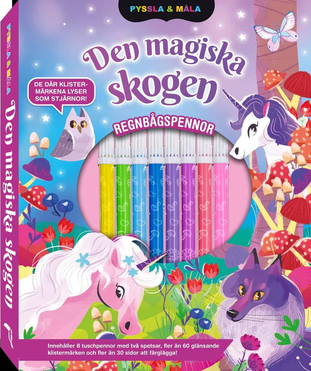 Pyssla och måla : Den magiska skogen