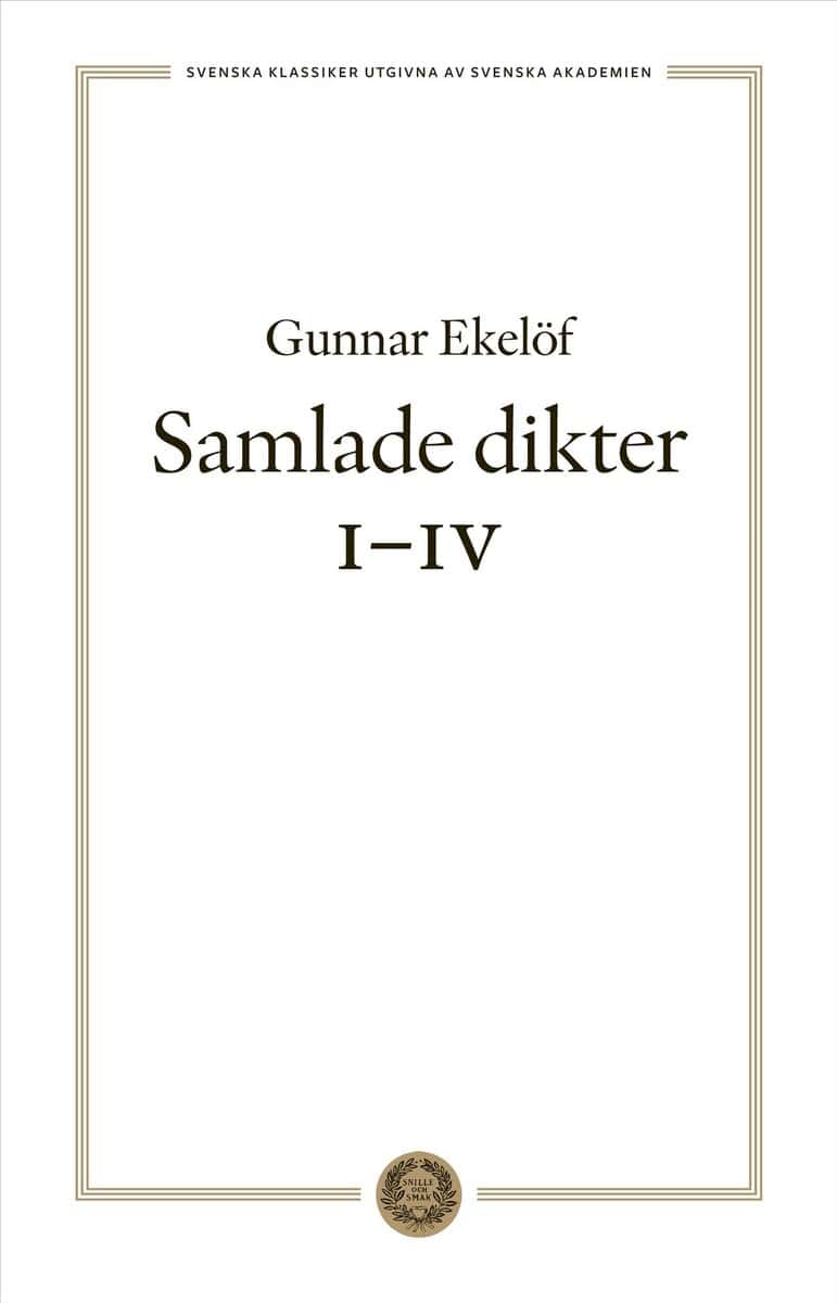 Ekelöf, Gunnar | Samlade dikter I-IV
