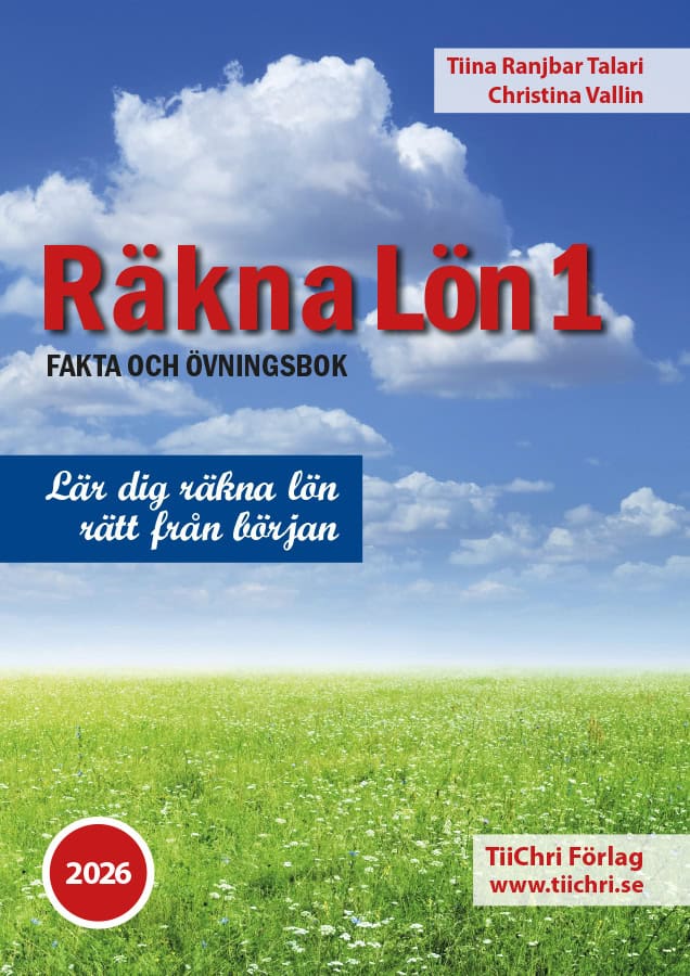 Ranjbar Talari, Tiina | Vallin, Christina | Räkna Lön 1 : 2026 (bok + digital produkt)