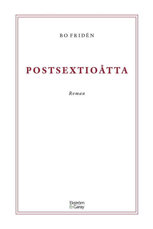 Fridén, Bo | Postsextioåtta