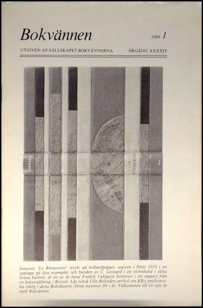 Bokvännen | 1989 / 1