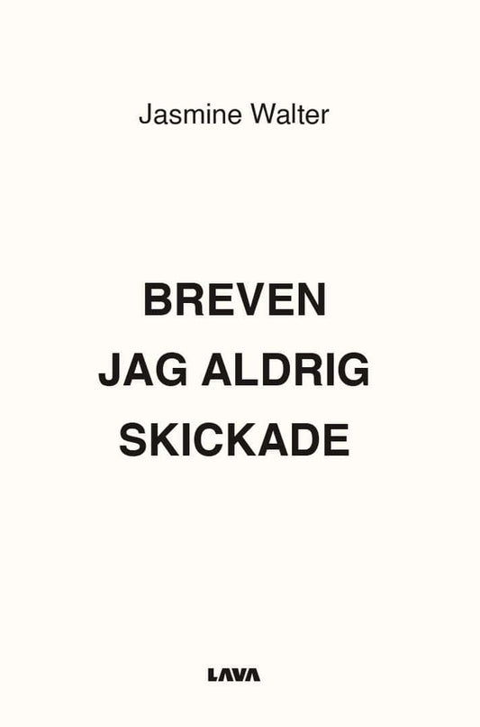 Walter, Jasmine | Breven jag aldrig skickade
