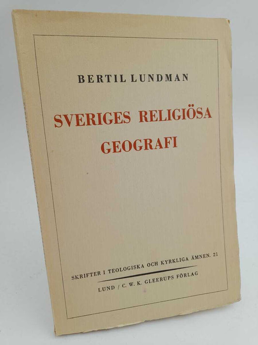 Lundman, Bertil | Sveriges religiösa geografi