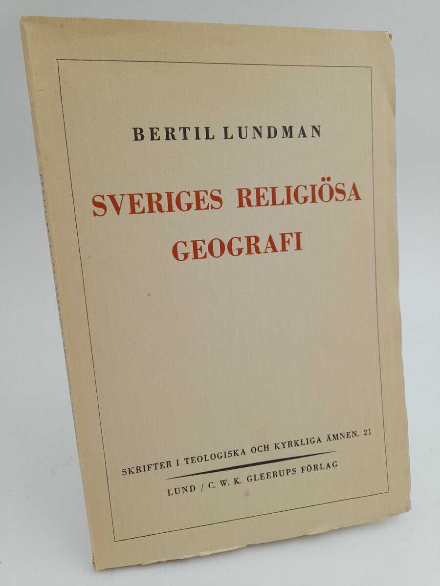 Lundman, Bertil | Sveriges religiösa geografi