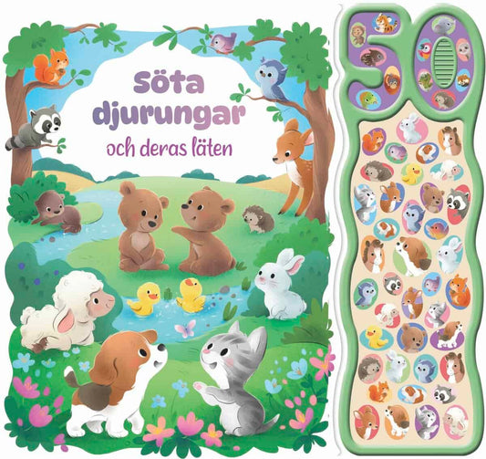 Söta djurungar och deras läten