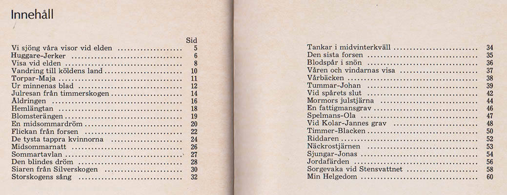 Larsson, Lars-Rune | Vi sjöng våra visor vid elden