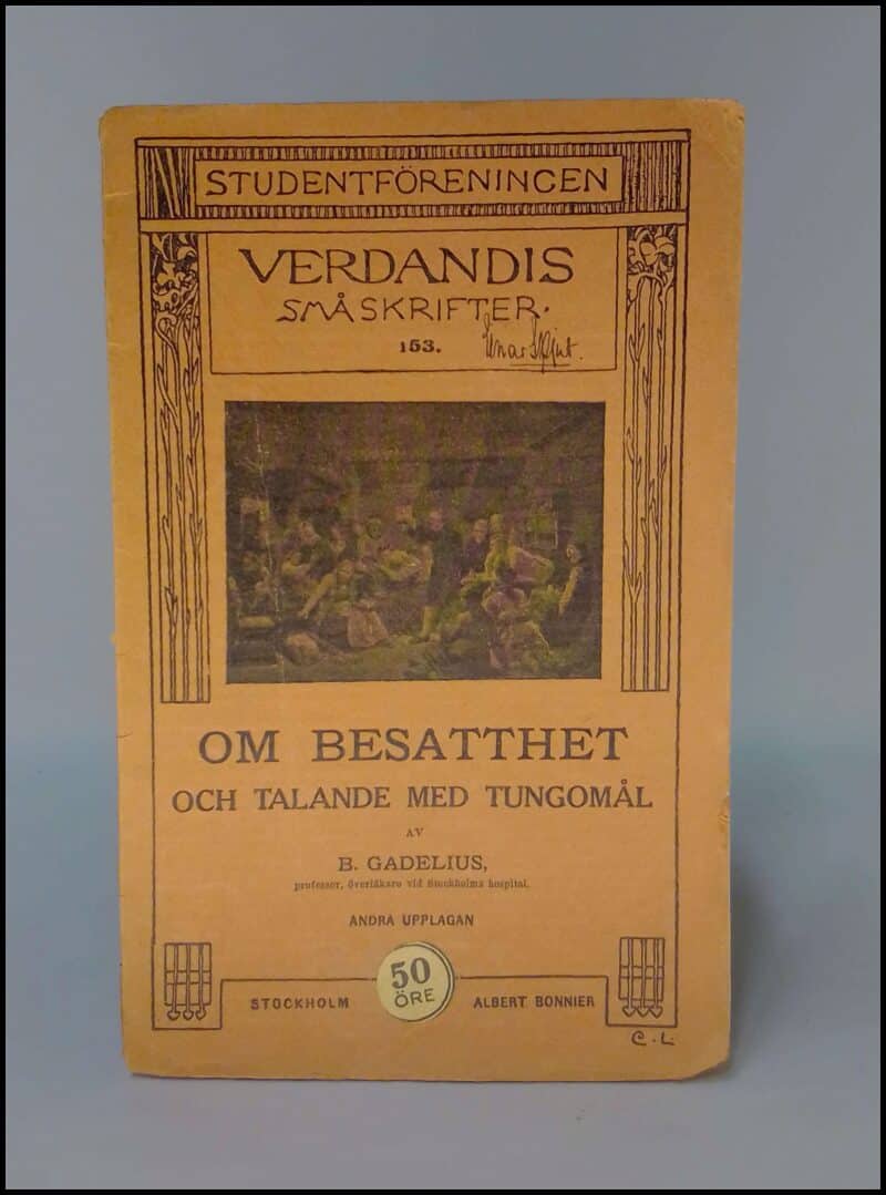 Gadelius, B. | Om besatthet och talande med tungomål