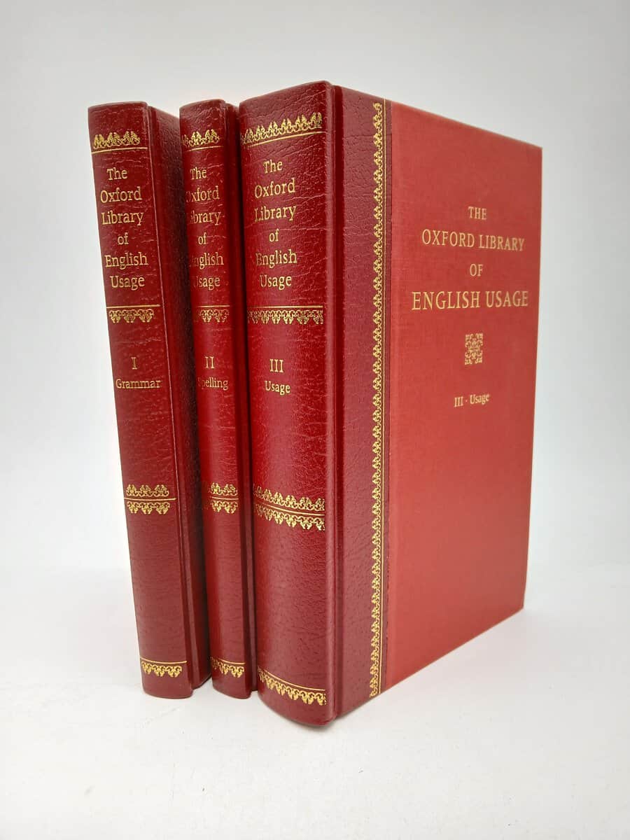 The Oxford Library of English Usage : Volumes I-III
