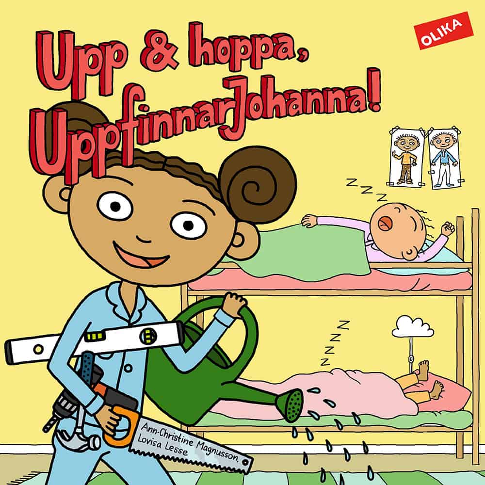 Magnusson, Ann-Christine | Lesse, Lovisa | Upp & hoppa, UppfinnarJohanna!