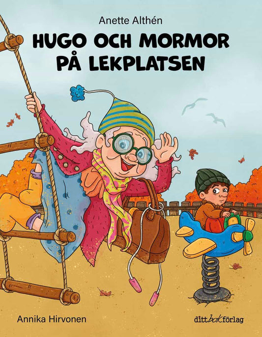 Althén, Anette | Hugo och mormor på lekplatsen