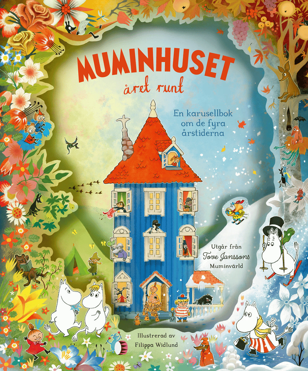 Muminhuset året runt : En karusellbok om de fyra årstiderna