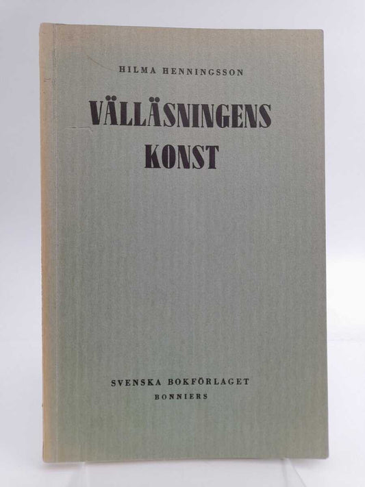 Henningsson, Hilma | Välläsningens konst