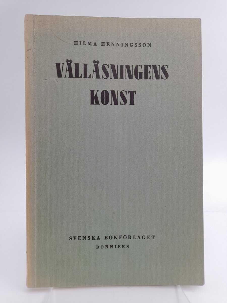 Henningsson, Hilma | Välläsningens konst