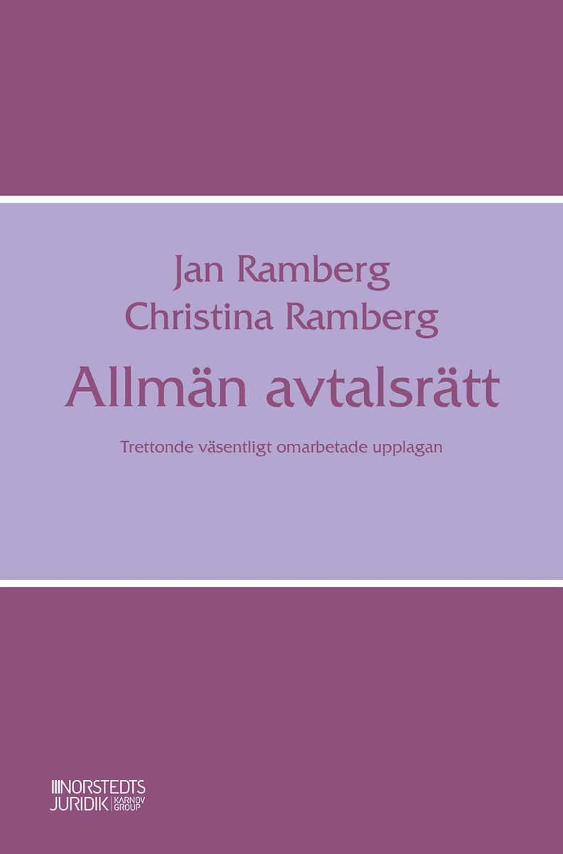 Ramberg, Jan | Ramberg, Christina | Allmän avtalsrätt