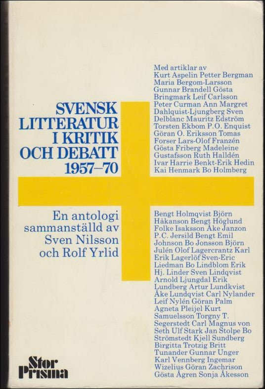 Nilsson, Sven & Yrlid, Rolf (red.) | Svensk litteratur i kritik och debatt