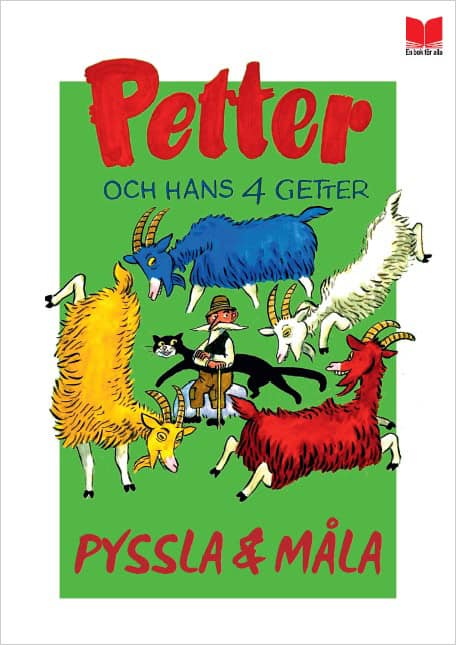 Strandberg, Anna | Petter och hans fyra getter : Pyssla och måla