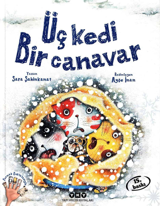 Şahinkanat, Sara | Tre katter och ett monster (Turkiska)