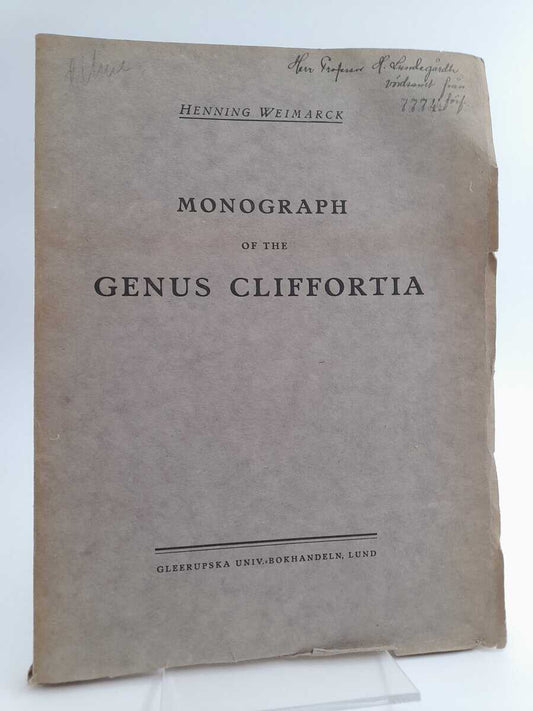 Weimarck, Henning | Monograph of the genus cliffortia