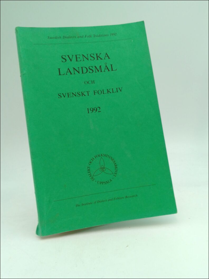 Reinhammar, Maj (red) | Svenska landsmål och svenskt folkliv 1992