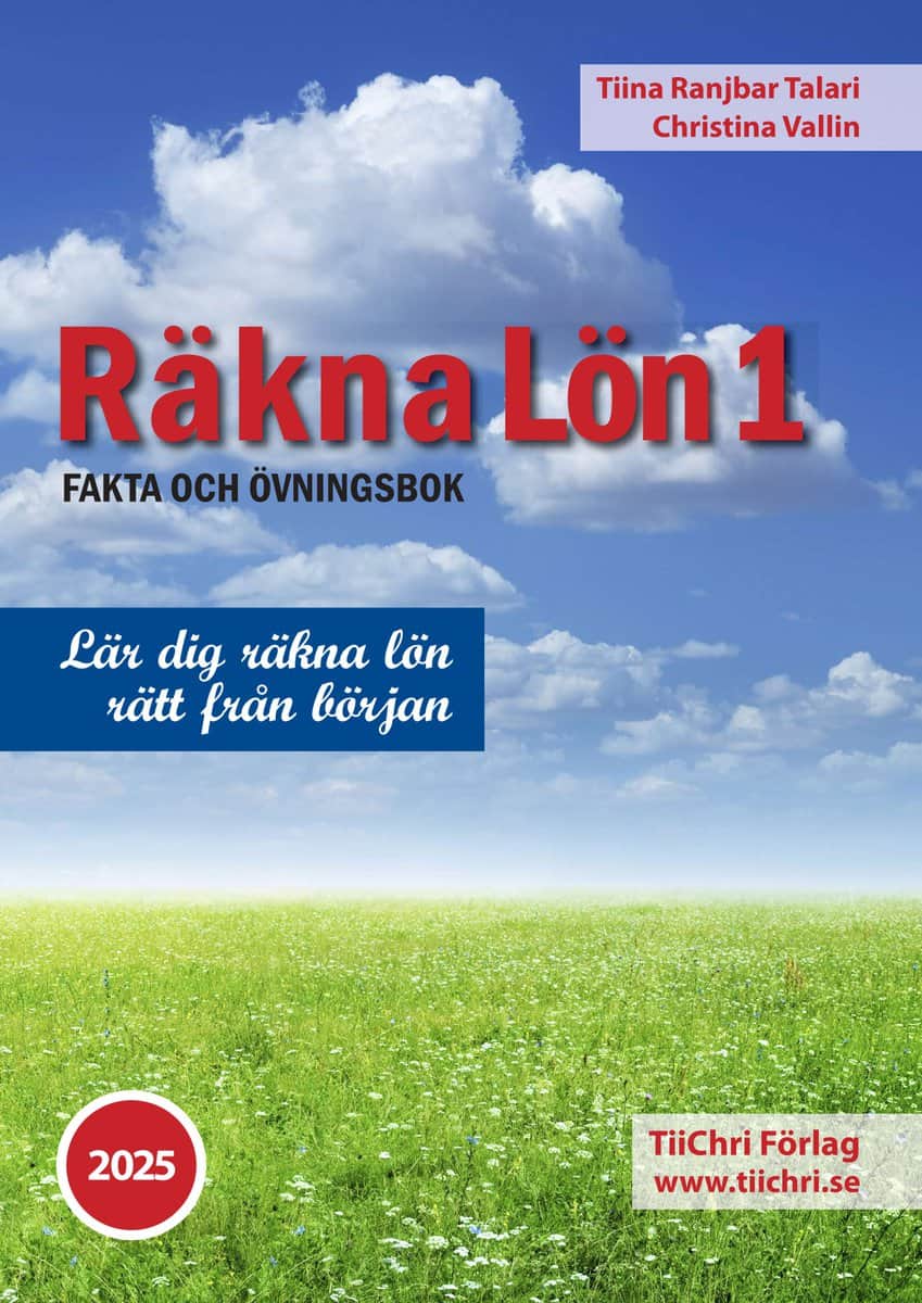 Ranjbar Talari, Tiina | Vallin, Christina | Räkna Lön 1 : 2025 (bok + digital produkt)