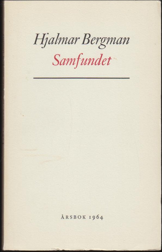 Hjorth, Daniel (red.) | Årsbok 1964