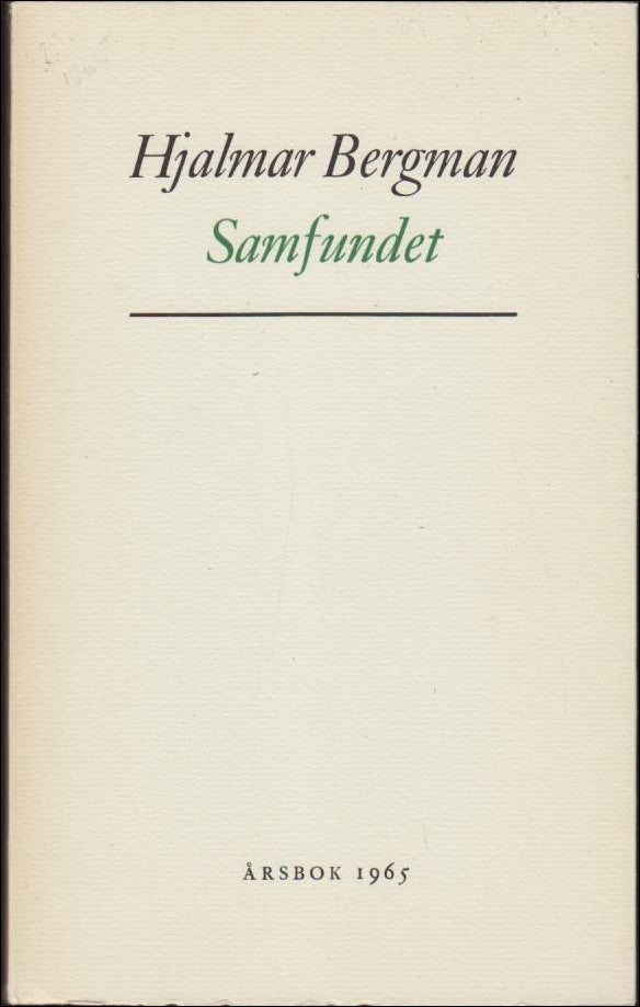 Hjorth, Daniel (red.) | Årsbok 1965