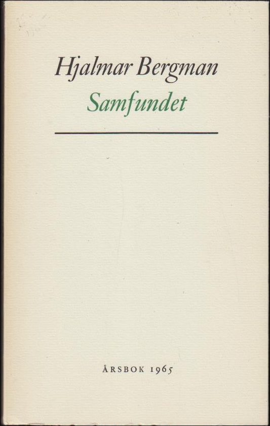 Hjorth, Daniel (red.) | Årsbok 1965