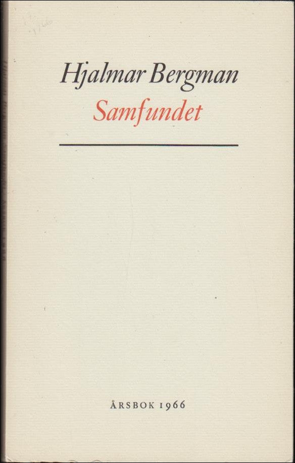 Hjorth, Daniel (red.) | Årsbok 1966