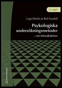 Wedin, Lage | Psykologiska undersökningsmetoder : En introduktion