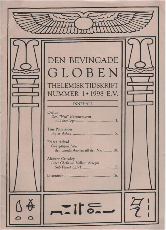 Den bevingade globen - Thelemisk tidskrift | 1998 / 1