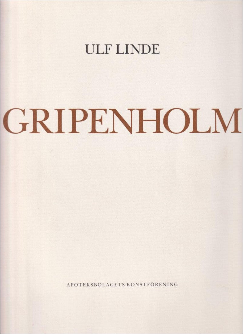 Linde, Ulf | Gripenholm : Tolv variationer över ett tema av Basilius Valentinus