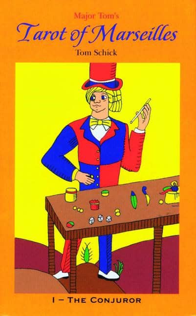 Schick Tom | Major Tom's Tarot Of Marseilles (78 Cards & Instruction Book