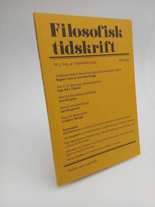 Filosofisk tidskrift | 2025/3