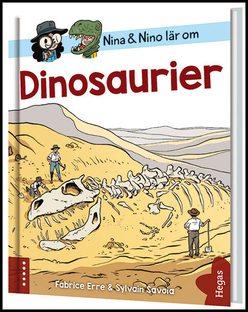 Erre, Fabrice | Nina och Nino lär om dinosaurier