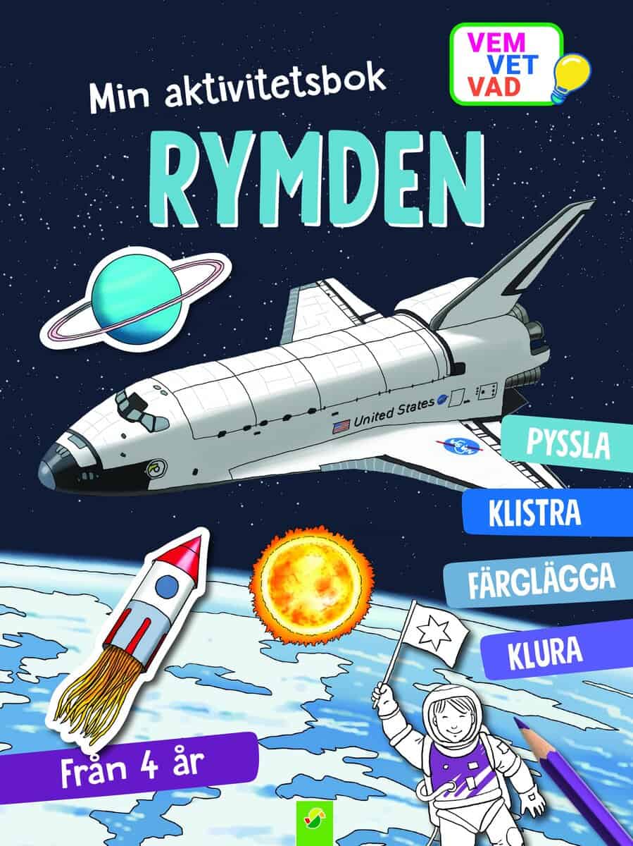 Min aktivitetsbok rymden : Med klistermärken