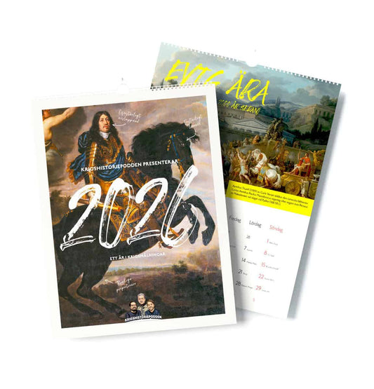 Bergwall, Mattis | Wallin, Per | Hagelin, Fredrik | Väggkalender Krigshistoriepodden 2026