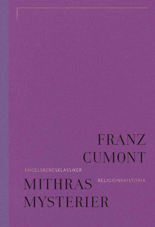 Cumont, Franz | Mithras mysterier