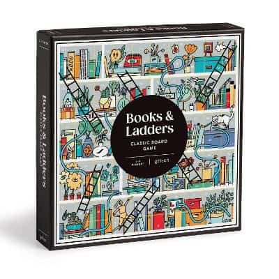 Galison | Books and Ladders Classic Board Game
