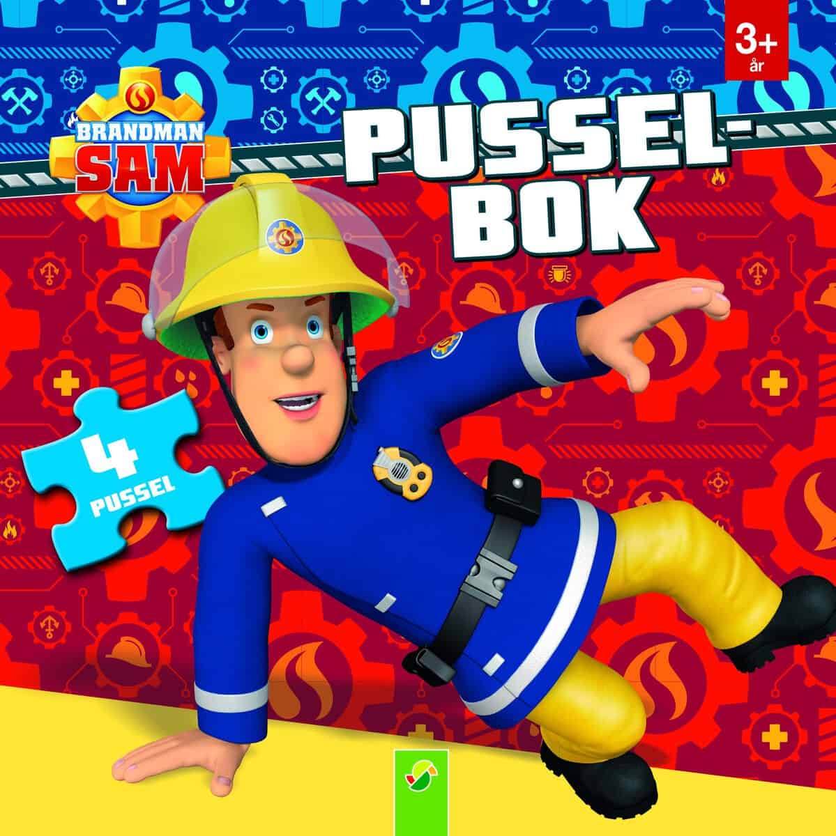 Brandman Sam : Pusselbok med 4 pussel