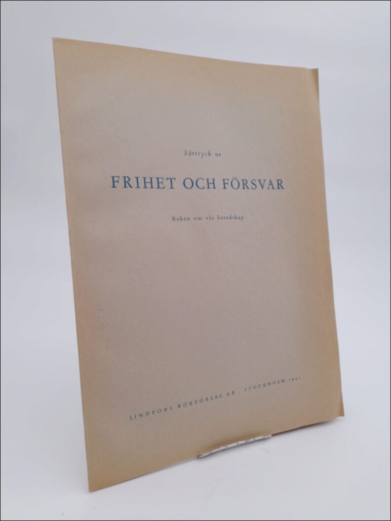 Det civila luftskyddet : Särtryck ur frihet och försvar